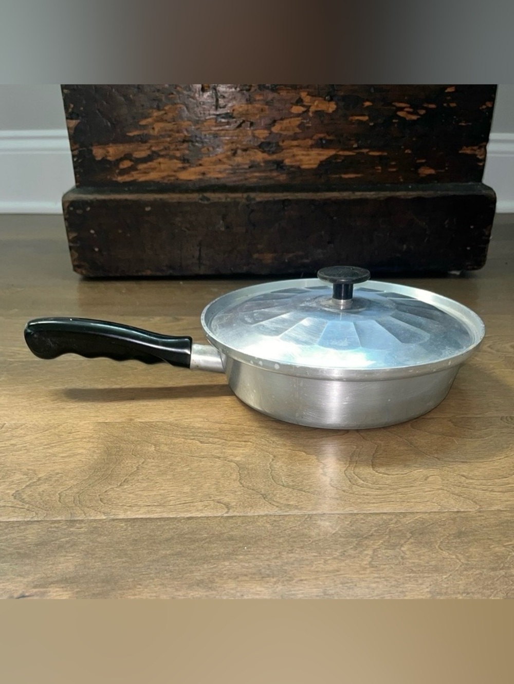 Vintage Vita Craft 8.5” Skillet / Pan With A Lid: Stainless Steel USA